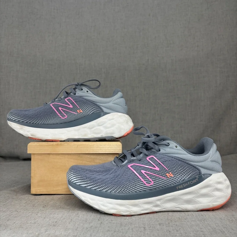 New Balance Fresh Foam X 840v1 Shoes Grey Pink Mesh Running Sneaker Women's 7.5‎